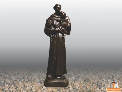 Santo Antonio Em Bronze Patinado