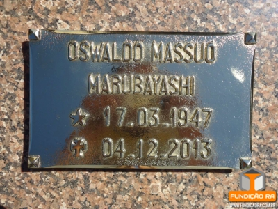 Placa Modelo  Botão Polida em Bronze