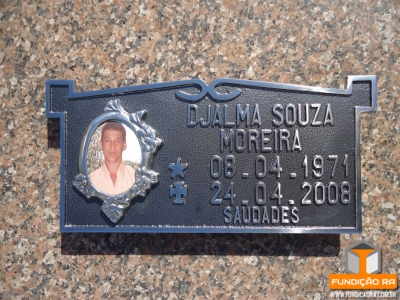Placa Modelo Casa em Aluminio para Foto Florida