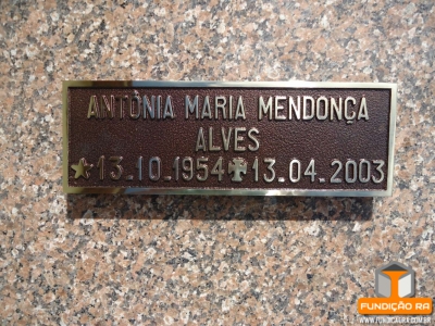 Placa Modelo Reto em Bronze