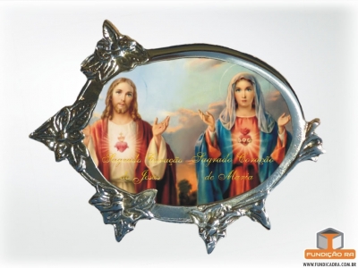 Foto Porcelana 13x18  Casal Colorida 