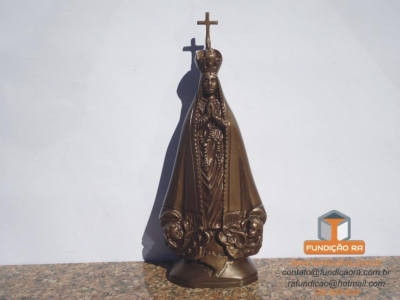 Nossa Senhora da Aparecida em Bronze Patinado