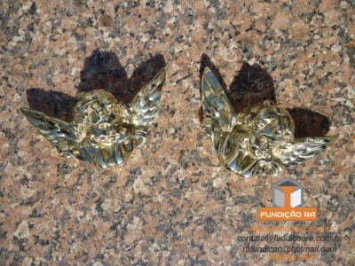 Anjos em Bronze Polido
