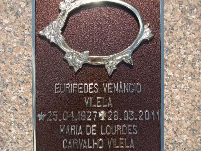 Placa em bronze 43x30cm